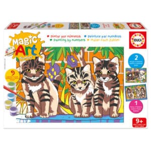 EDUCA MAGIC ART NUMBER CATS & DOGS
