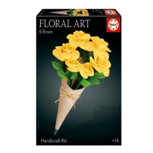EDUCA FLORAL ART BOUQUET OF 6 YELLOW ROSES