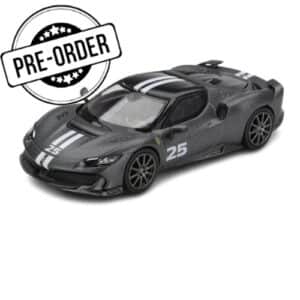 (PRE-ORDER NOW) BBR 1:64 FERRARI 296 SPECIALE GRIGIO SILVERSTONE OPACO (BBRFER64043)