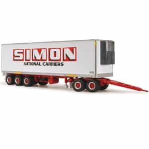 HIGHWAY REPLICAS 1:64 FREIGHT TRAILER SIMON NATIONAL CARRIERS (12963)
