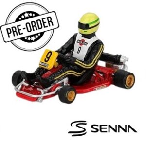 (PRE-ORDER NOW) MINI GT 1:64 DAP FORMULA K GO KART 1981 KARTING WORLD CHAMPIONSHIP #9 AYRTON SENNA (MGT01155)