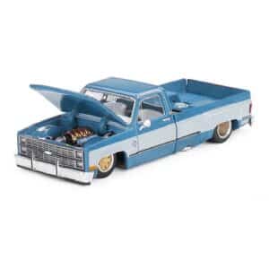MINI GT 1:64 KAIDO★HOUSE CHEVROLET SILVERADO DUALLY VINTAGE SPEC V1 BLUE (KHMG192)