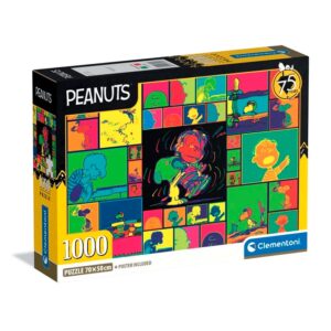 CLEMENTONI 1000 PIECE PEANUTS COMPACT BOX