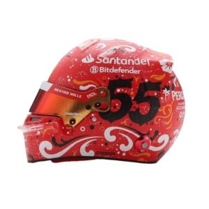 LOOKSMART 1:5 F1 HELMET WINNER 2024 MEXICAN GP - CARLOS SAINZ (LSHEL007)