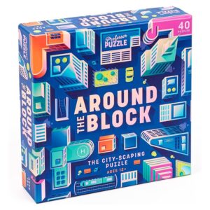 PROFESSOR PUZZLE AROUND THE BLOCK CITY PUZZLE