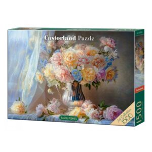 CASTORLAND 1500 PIECE PASTEL PEONIES ART COLLECTION
