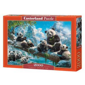 CASTORLAND 2000 PIECE PANDAS WINTER FUN