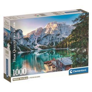 CLEMENTONI 1000 PIECE EMERALD LAKE BRAIES ITALY
