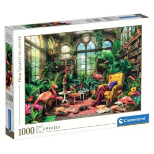 CLEMENTONI 1000 PIECE THE GREENHOUSE LIBRARY