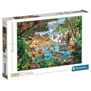 CLEMENTONI 3000 PIECE AFRICAN WATERHOLE