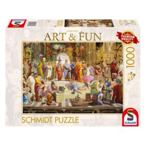 SCHMIDT 1000 PIECE BINZ SCHOOL OF ATHENS