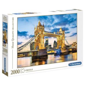 CLEMENTONI 2000 PIECE TOWER BRIDGE AT DUSK