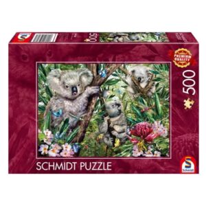 SCHMIDT 500 PIECE CUTE KOALA FAMILY