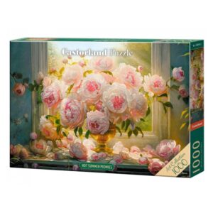 CASTORLAND 1000 PIECE HOT SUMMER PEONIES ART COLLECTION