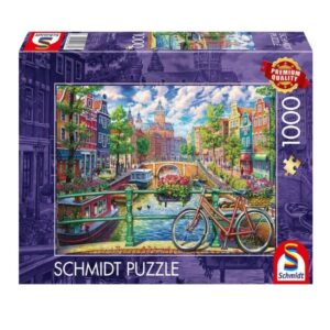 SCHMIDT 1000 PIECE AMSTERDAM CANAL