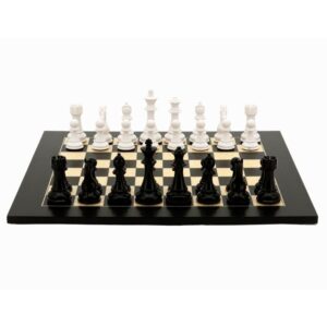 DAL ROSSI WHITE & BLACK CHESS SET