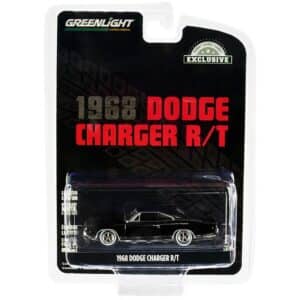 GREENLIGHT 1:64 1968 DODGE CHARGER R/T BLACK (GL44724)