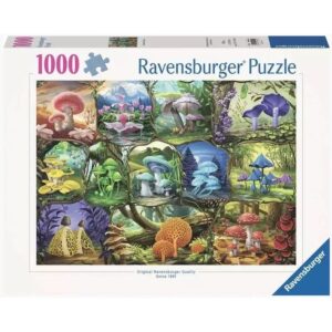 RAVENSBURGER 1000 PIECE BEAUTIFUL MUSHROOMS