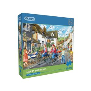 GIBSONS 500 PIECE XL MERRY MIDWIVES