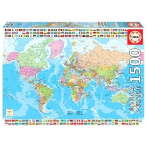 EDUCA 1500 PIECE POLITICAL WORLD MAP