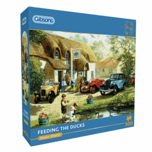 GIBSONS 500 PIECE FEEDING THE DUCKS