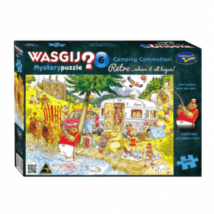 WASGIJ RETRO 500 PIECE XL MYSTERY 6 CAMPING COMMOTION