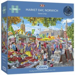 GIBSONS 1000 PIECE MARKET DAY NORWICH