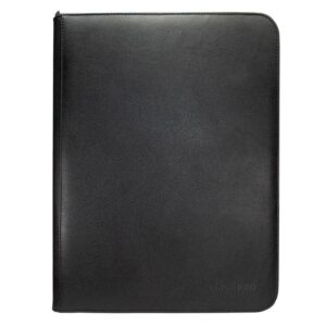 ULTRA PRO VIVID 9 POCKET ZIPPERED PRO-BINDER BLACK