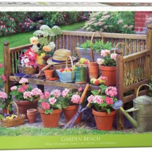 EUROGRAPHICS 1000 PIECE GARDEN BENCH