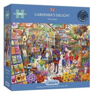 GIBSONS 1000 PIECE PUZZLE GARDENS DELIGHT PUZZLE