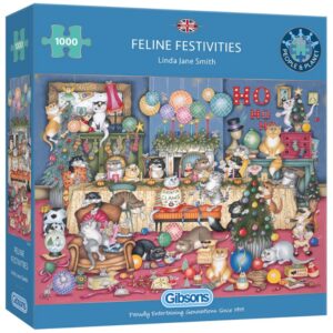 GIBSON 1000 PIECE FELINE FESTIVITIES