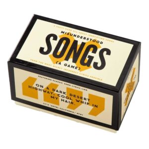 MISUNDERSTOOD SONGS CARD GAME