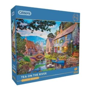 GIBSONS 500 PIECE TEA ON THE RIVER