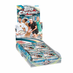 TOPPS CHROME 2025 TENNIS HOBBY SEALED BOOSTER BOX (12)