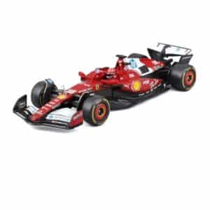 BBURAGO 1:43 F1 FERRARI SF-25 2025 #16 LECLERC IN ACRYLIC CASE (#36852L)