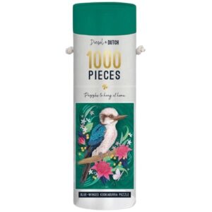 DIESEL & DUTCH 1000 PIECE BLUE WINGED KOOKABURRA