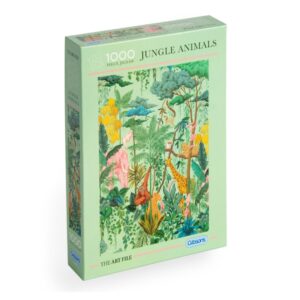 GIBSONS 1000 PIECE THE ART FILE JUNGLE ANIMALS