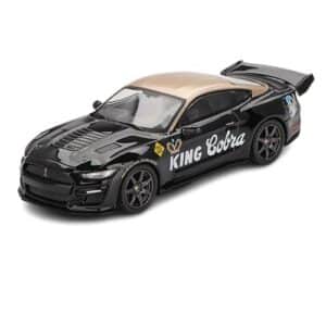 MINI GT 1:64 FORD MUSTANG SHELBY GT500 DRAGON SNAKE CONCEPT "KING COBRA" BLACK/GOLD (MGT01130)