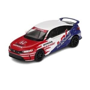MINI GT 1:64 HONDA CIVIC TYPE R (FL5) 2024 HRC PACE CAR RED/WHITE/BLUE (MGT01079)