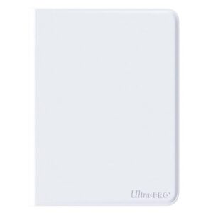 ULTRA PRO VIVID 9 POCKET ZIPPERED BINDER WHITE