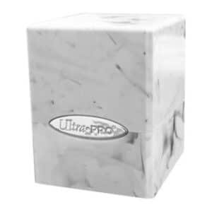 ULTRA PRO SATIN DECK BOX MARBLE BLACK/WHITE