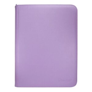 ULTRA PRO VIVID 9 POCKET ZIPPERED BINDER PURPLE