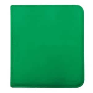 ULTRA PRO VIVID 12 POCKET ZIPPERED BINDER GREEN