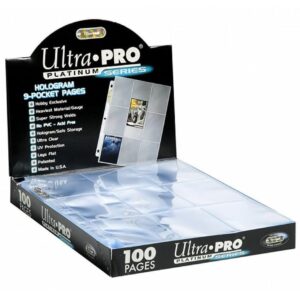 ULTRA PRO PLASTIC CARD SLEEVES 9 PKTS SEALED BOX (100)