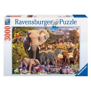 RAVENSBURGER 3000 PIECE AFRICAN ANIMAL WORLD
