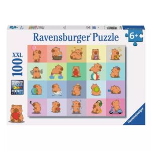 RAVENSBURGER 100 PIECES CAPYBARA