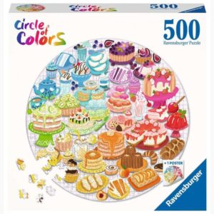 RAVENSBURGER 500 PIECE CIRCLE OF COLOURS DESSERTS