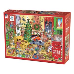 COBBLE HILL 1000 PIECE DOODLETOWN CATCHING SANTA