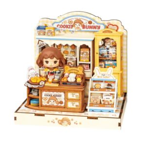 ROBOTIME DIY MINI HOUSE COOKII BUNNYS COOKIE SHOP