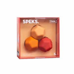 SPEKS ODDS SOFT SILICONE FIDGET MAGNETS PLANES ORANGE